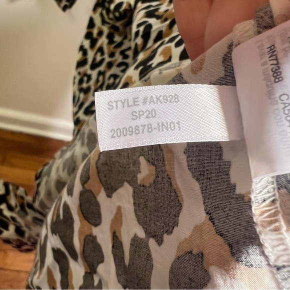 J. Crew Factory Leopard Tie-Waist Shirtdress in Cotton Poplin 8 - Picture 13 of 13